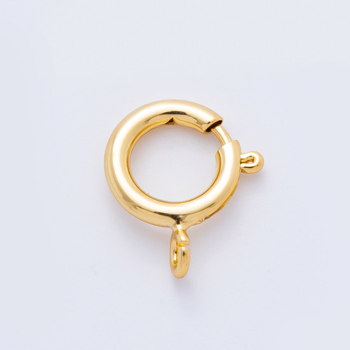 18K Gold Filled 16mm Minimalist Spring Clasp Closure Finding | Z1394