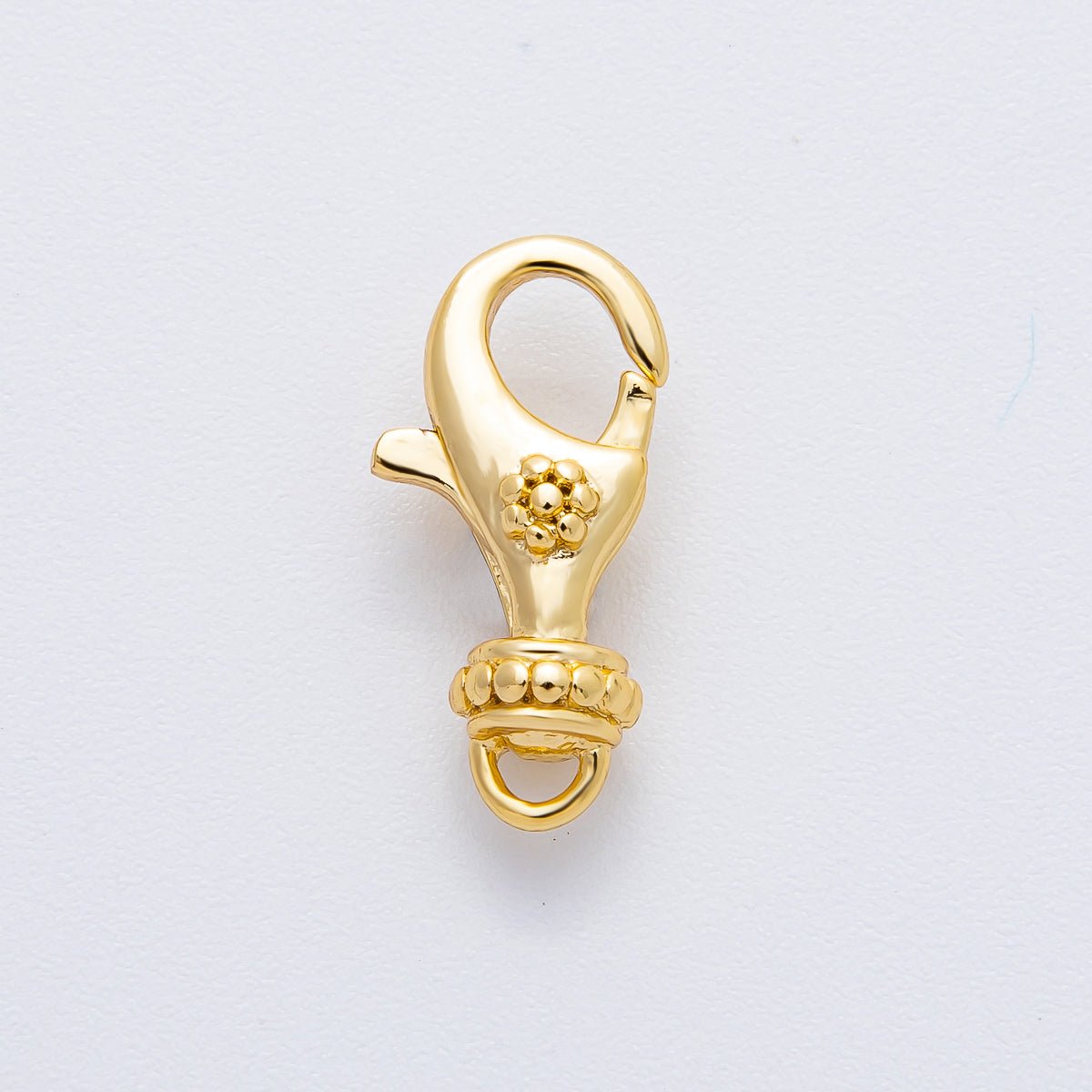 18K Gold Filled 20mm Dainty Flower Lobster Clasp Charm Finding | Z1373