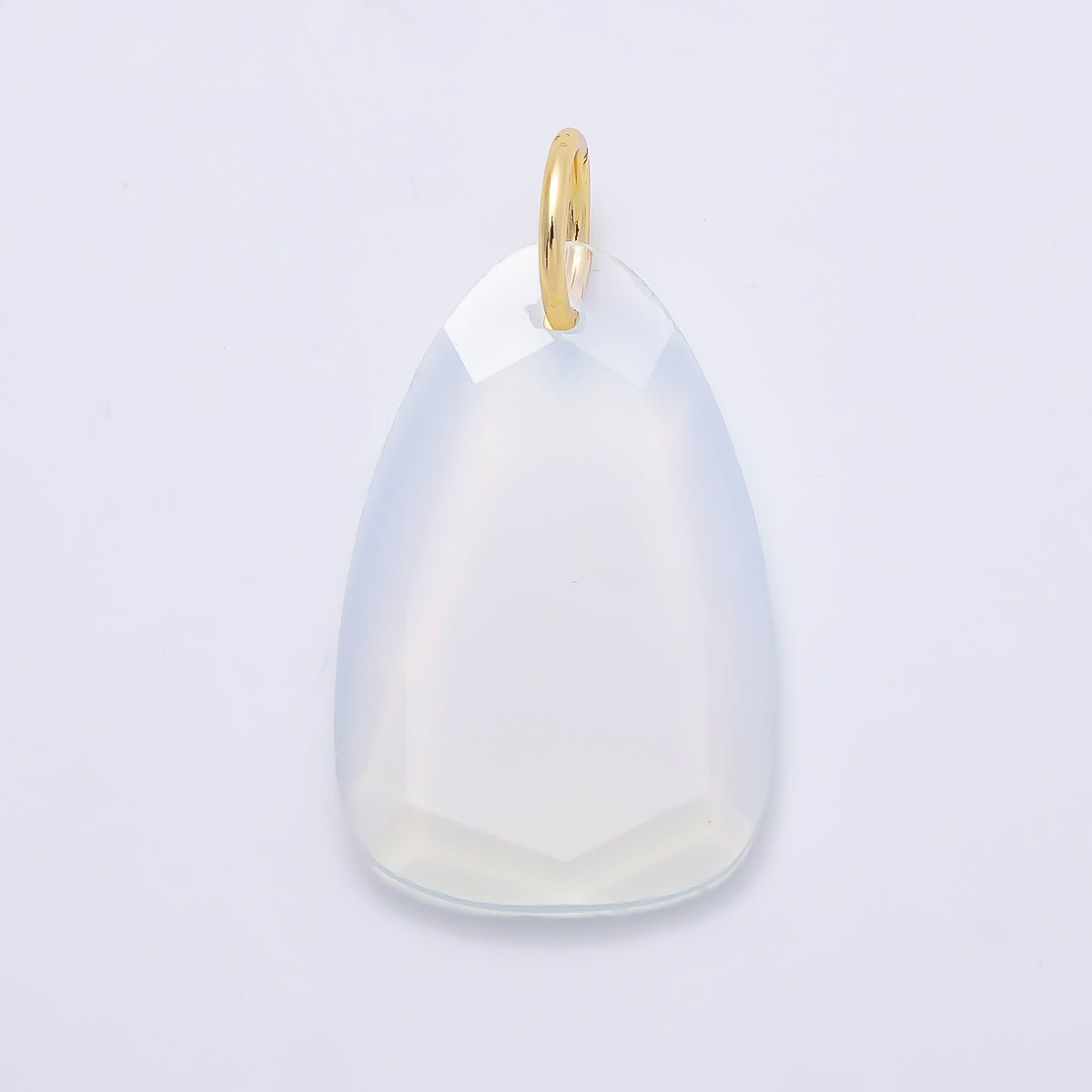 18K Gold Filled 32mm Multifaceted Gemstone Teardrop Charm | Charms-01413 ~ Charms-01420