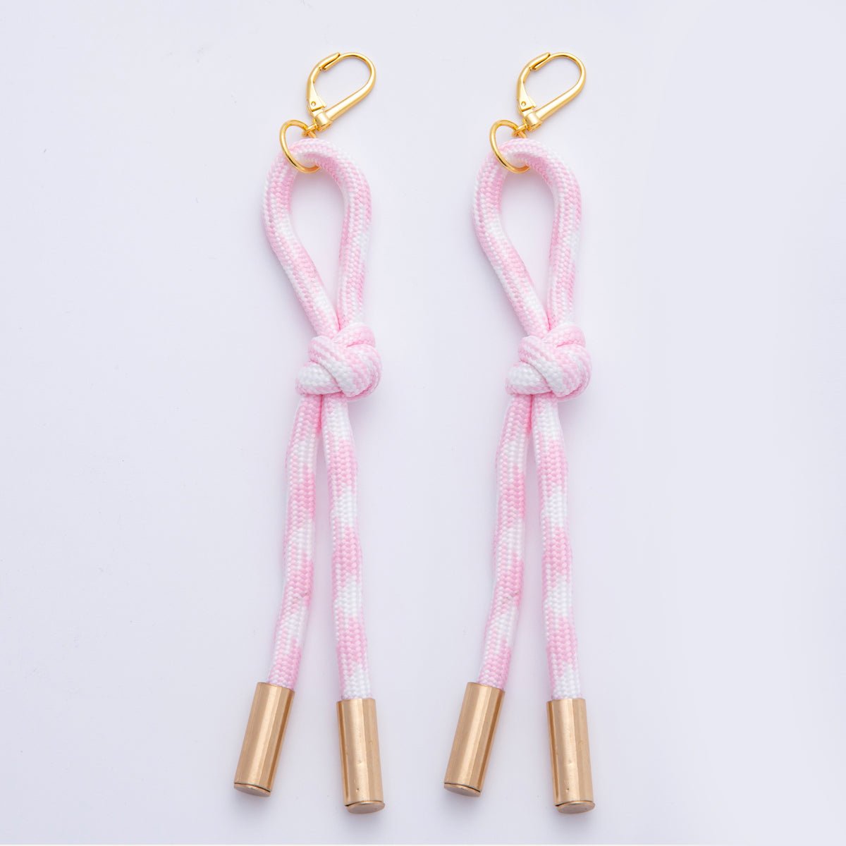 18K Gold Filled Colorful Summer Knot Cord Earring Drop | AJ-158 - AJ-167