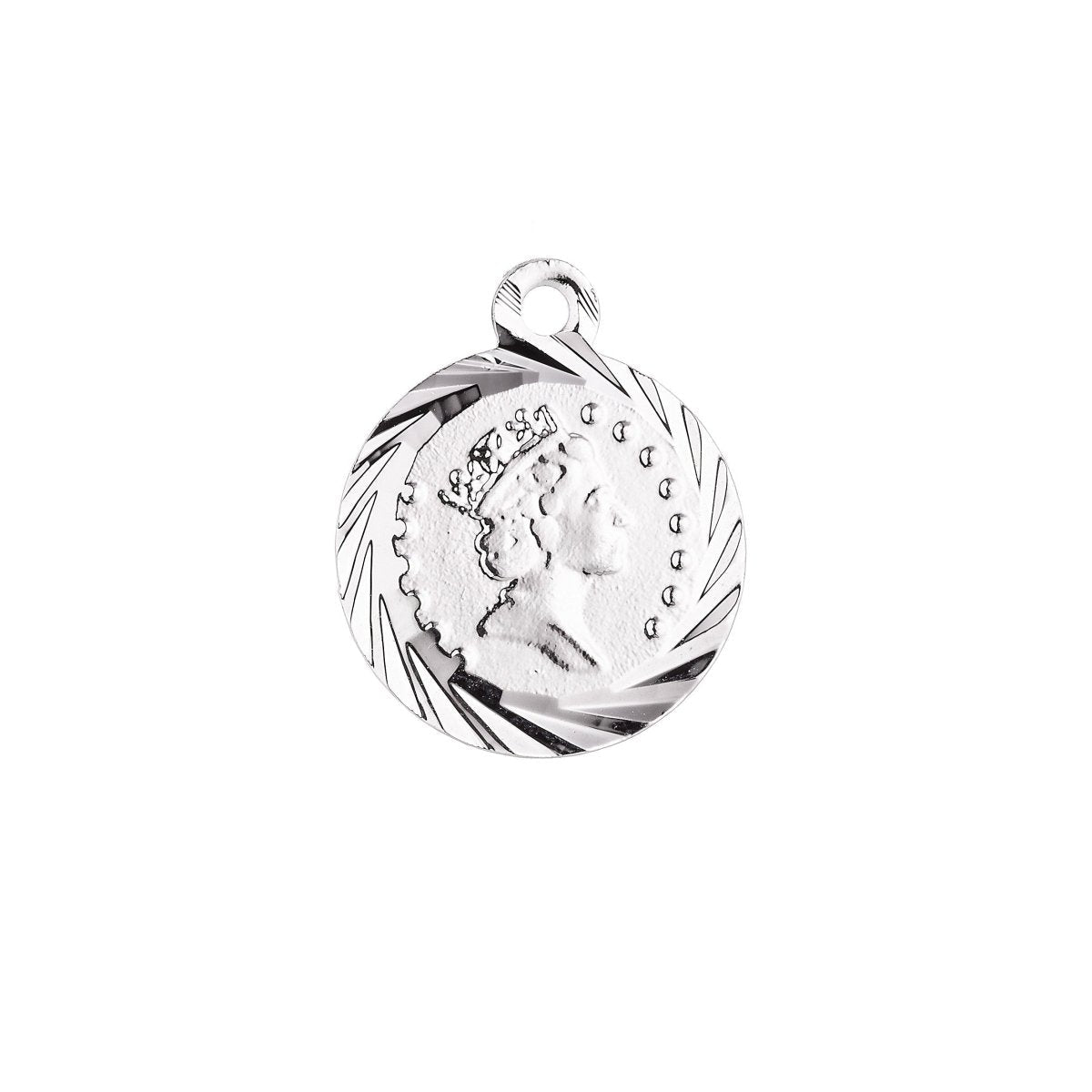 18K Gold Filled Royal Queen Elizabeth Charm Pendant C-022