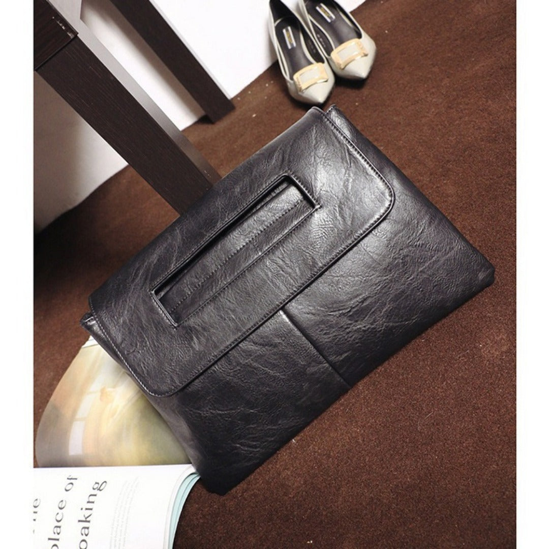 Large capacity clutch purse evening envelope bag