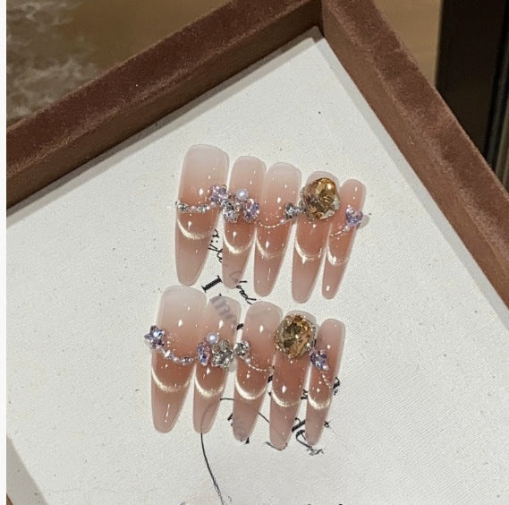 1034- Handmade press on nails fake nails removable