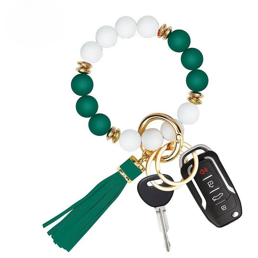 PU Tassel Keychain Women&