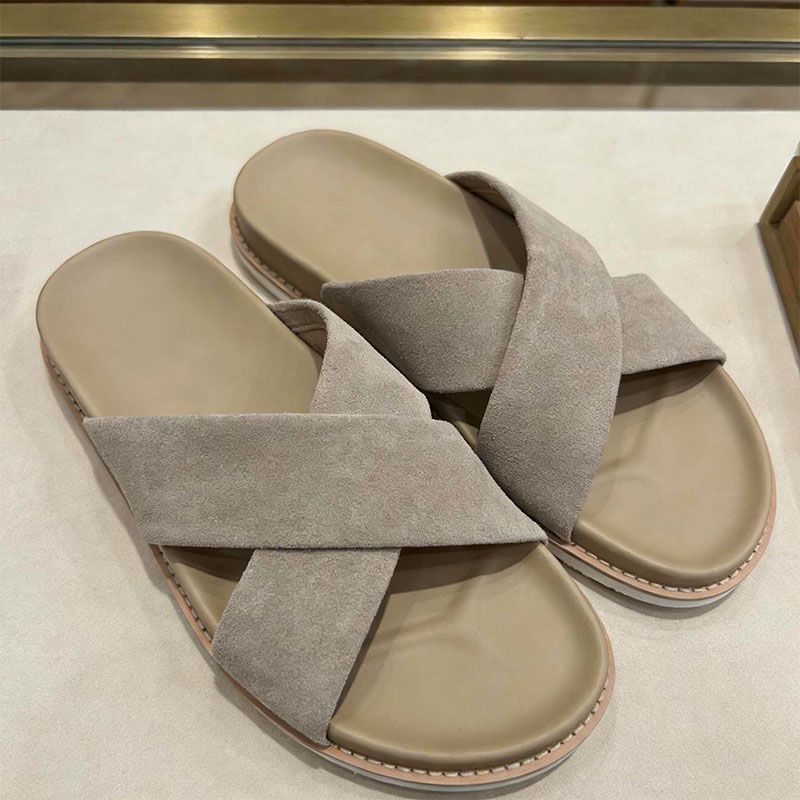 Leisure Sandblasted Suede Leather Men&