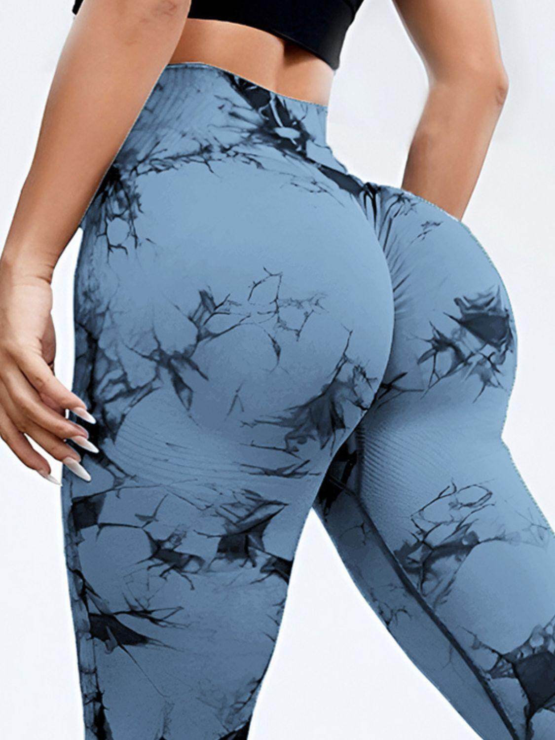 Tie-Dye High Waist Active Leggings for Women Comfortable Fit