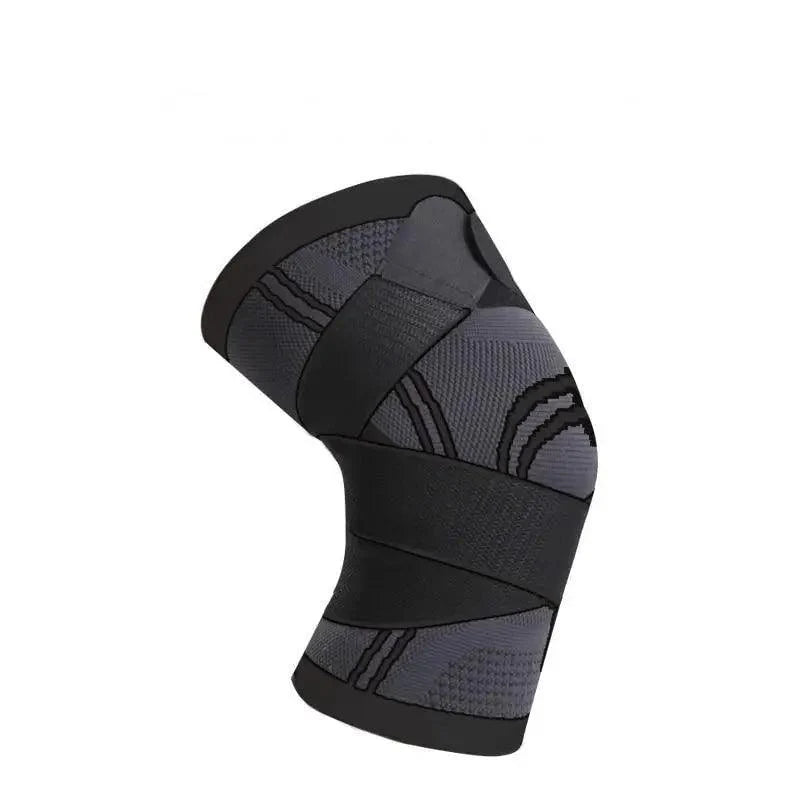 1PC Sport Knee Sleeve Support Men Kneepad Pressurized Elastic Knee Pads Fitness Gear Protector For Sport Improved Circulation Compression Support For Joint Pain
