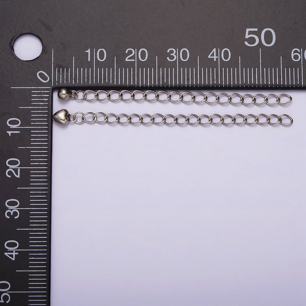 1x Sterling Silver Chain Extender 925 Sterling Silver Supply | Oxidized Silver Antique Looking Chain SL-303 SL-340