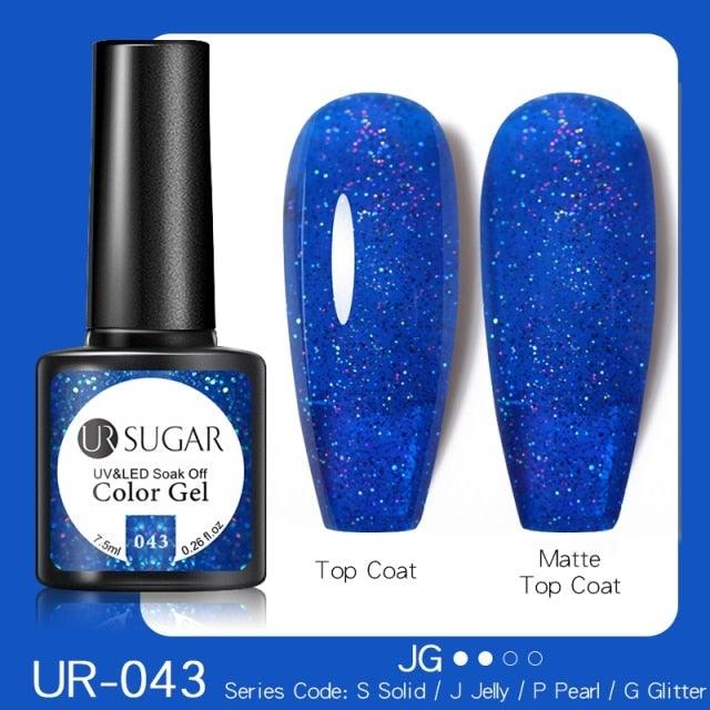 2022 New Reflective Glitter Nail Gel 8ml Permanent UV/LED Glossy Effect Popular Diamond Nail Gel Design For Womens