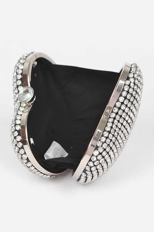 “Luxe Baddie” Heart Shape Clutch