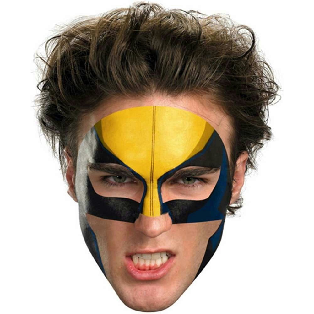 Wolverine Face Temporary Tattoo Makeup Easier Than Mask