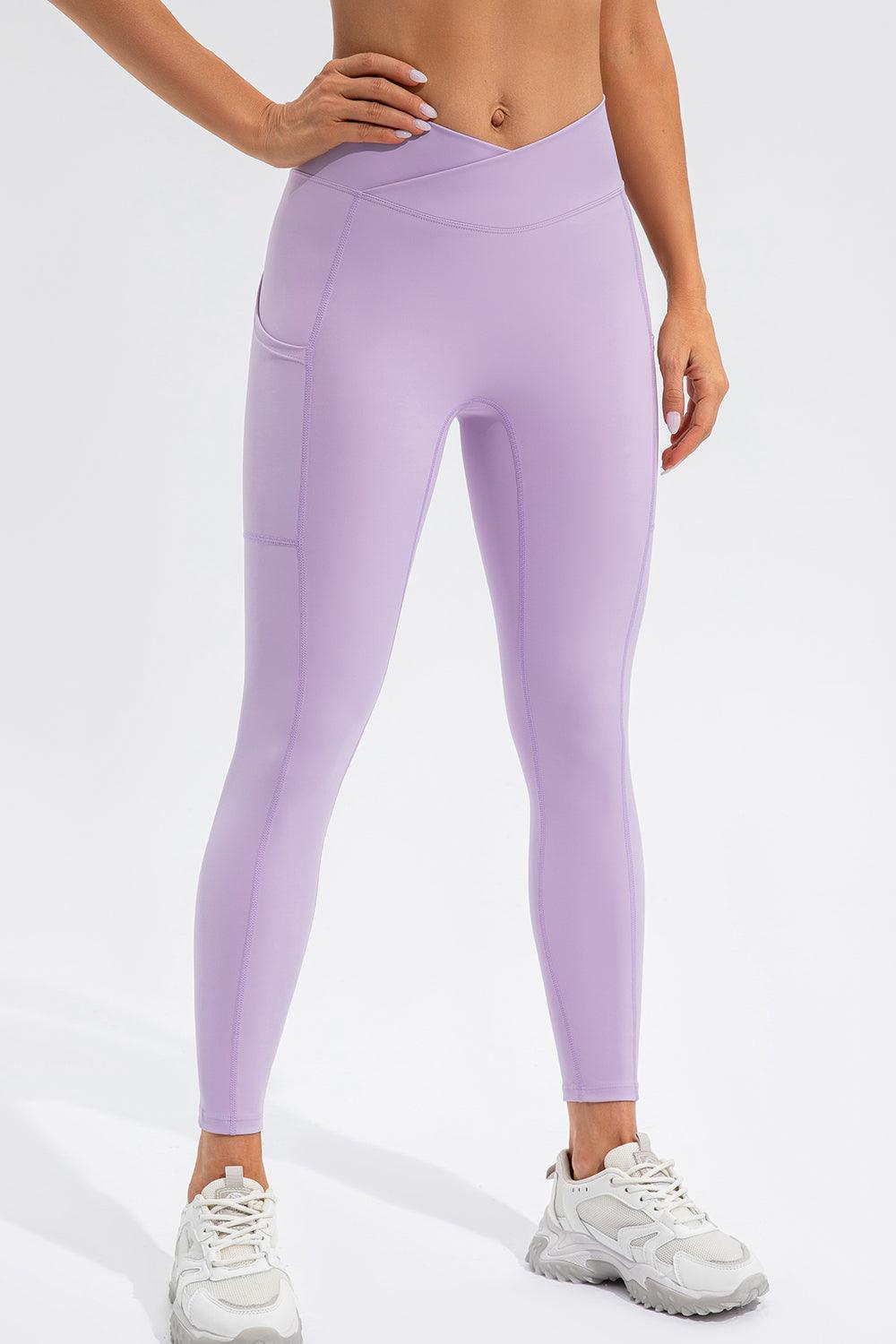 High Waist Active Leggings with Pockets for Women