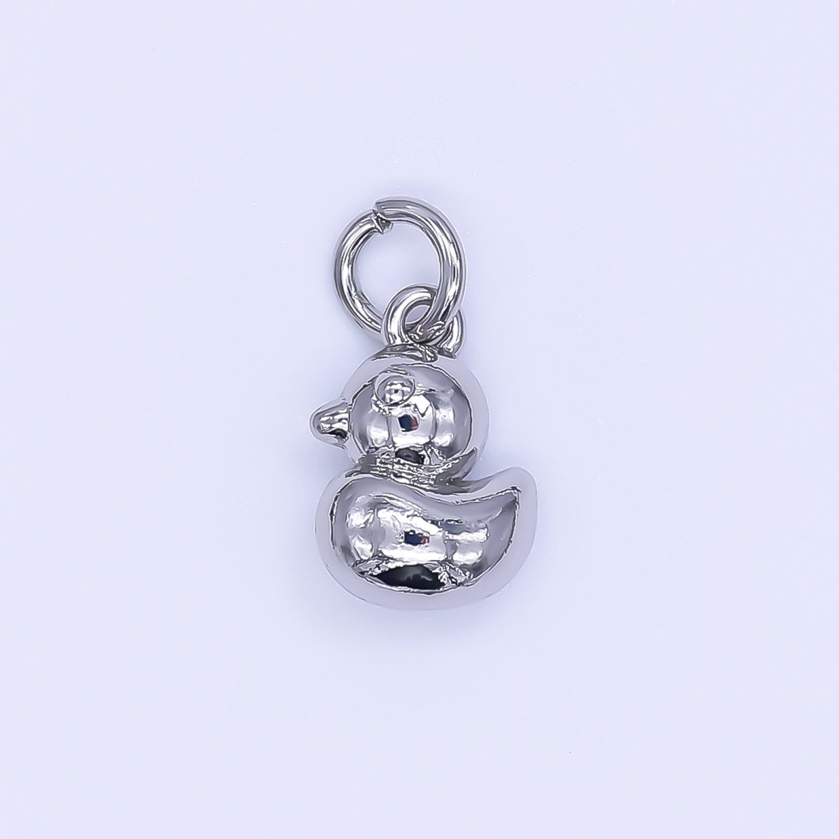 24K Gold Filled 11mm Baby Duck Animal Charm in Gold & Silver | AH-579