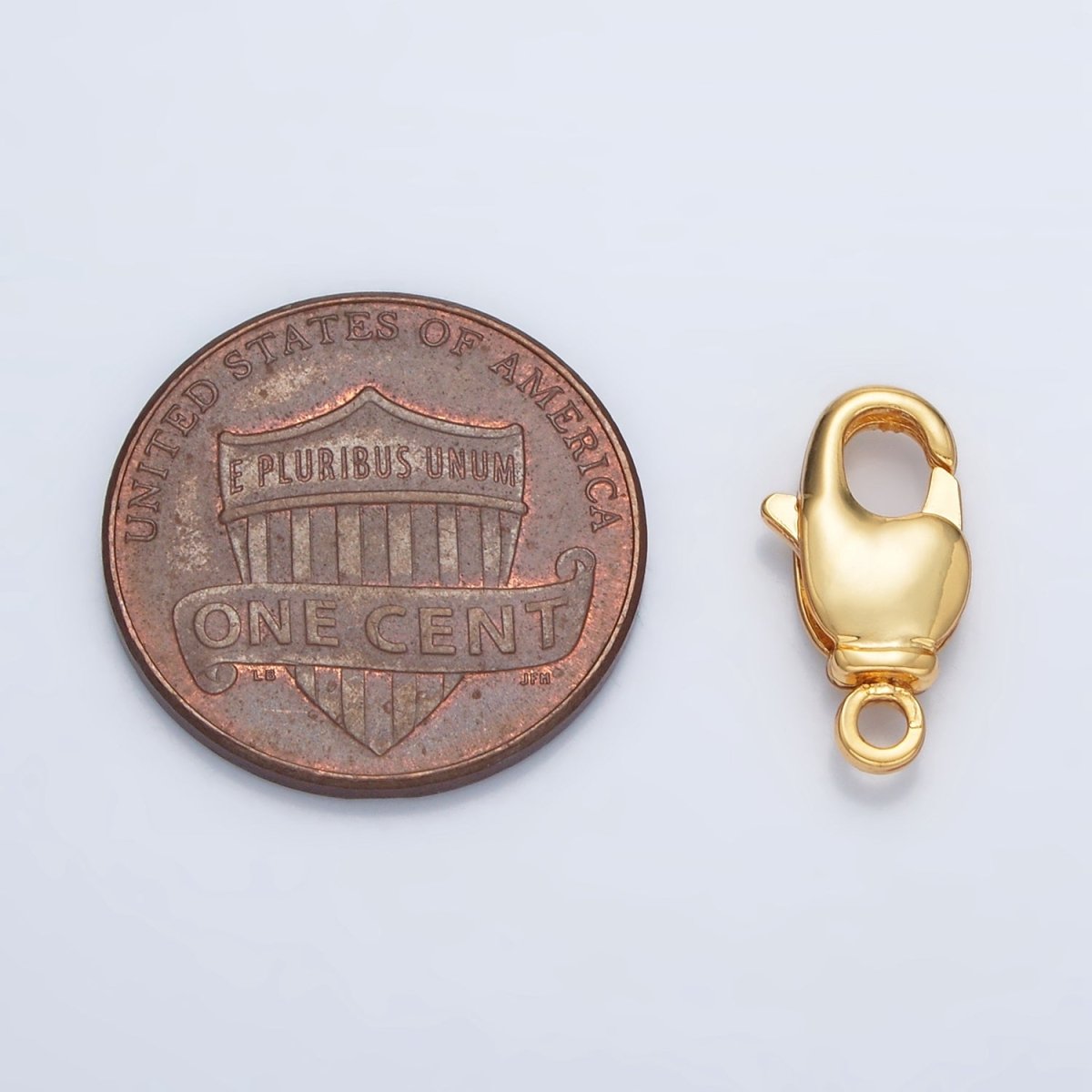 24K Gold Filled 15mm Lobster Claw Clasps Closure Findings | Z872 Z873
