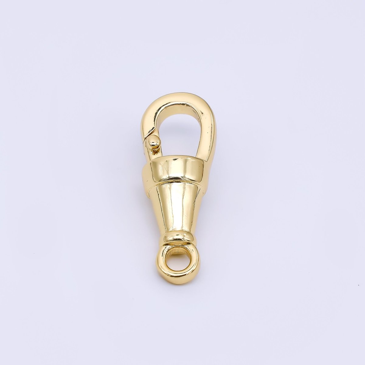 24K Gold Filled 23mm V-Cone Minimalist Push Gate Clasp Closure Finding in Gold & Silver | Z-1315