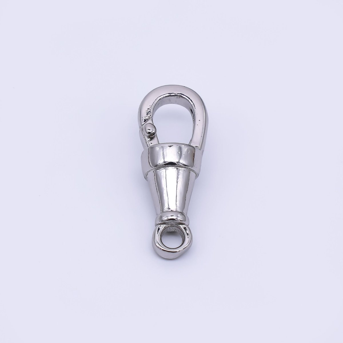 24K Gold Filled 23mm V-Cone Minimalist Push Gate Clasp Closure Finding in Gold & Silver | Z-1315