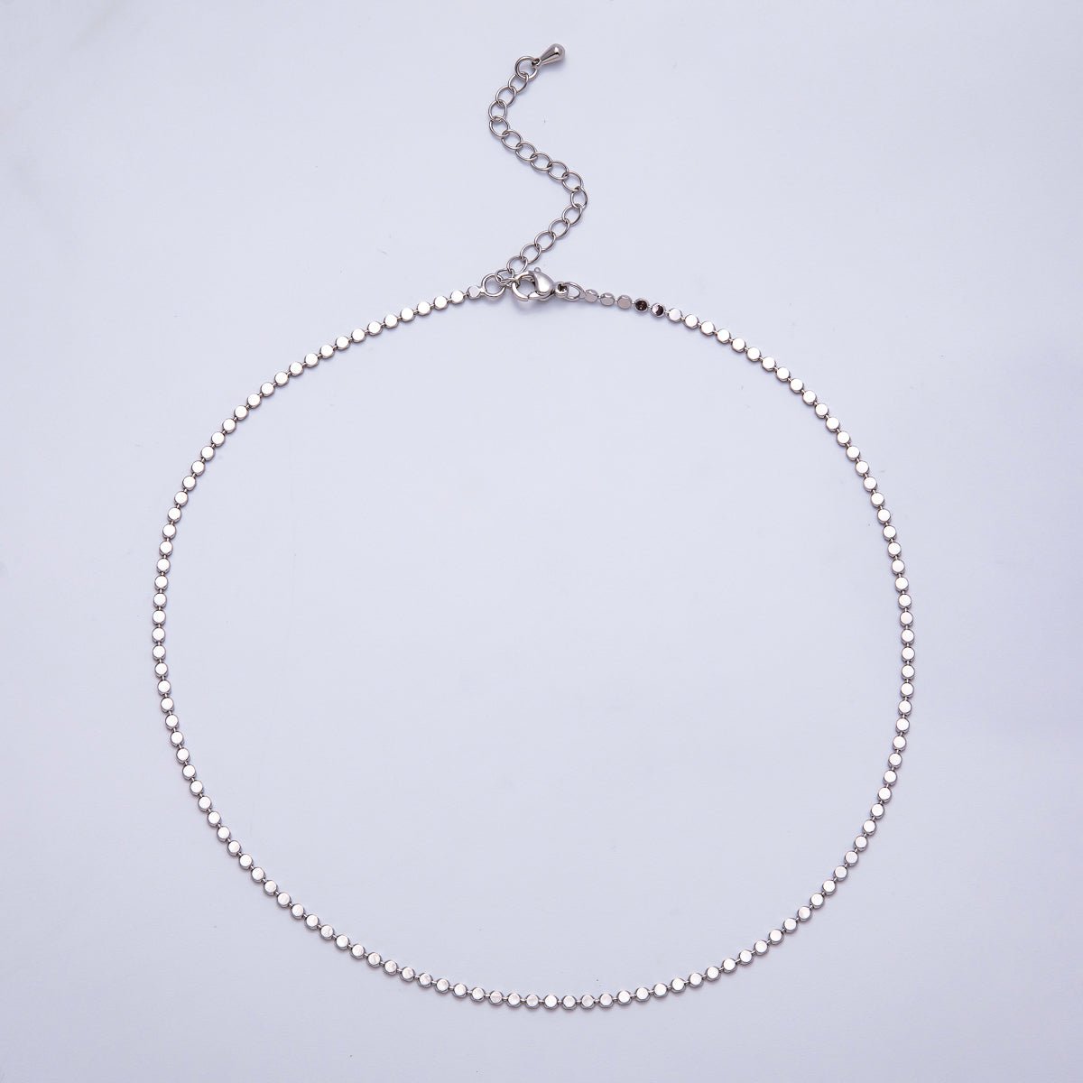 24K Gold Filled 2mm Bead Chain 14.5 Inches Necklace w. Extender | WA-4000