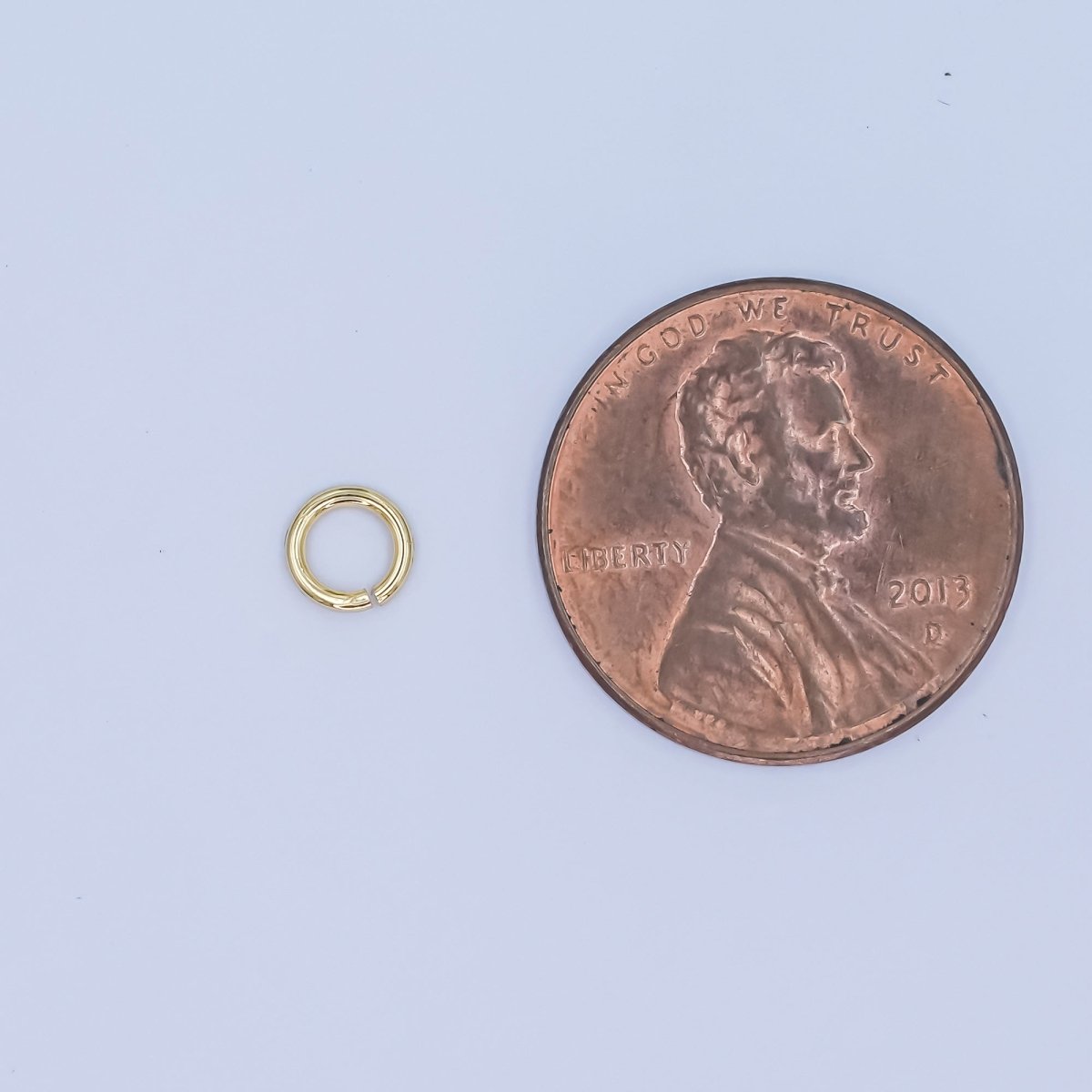 24K Gold Filled 5mm x 0.8mm Minimalist Jump Ring Set in Gold & Silver | SP-1622