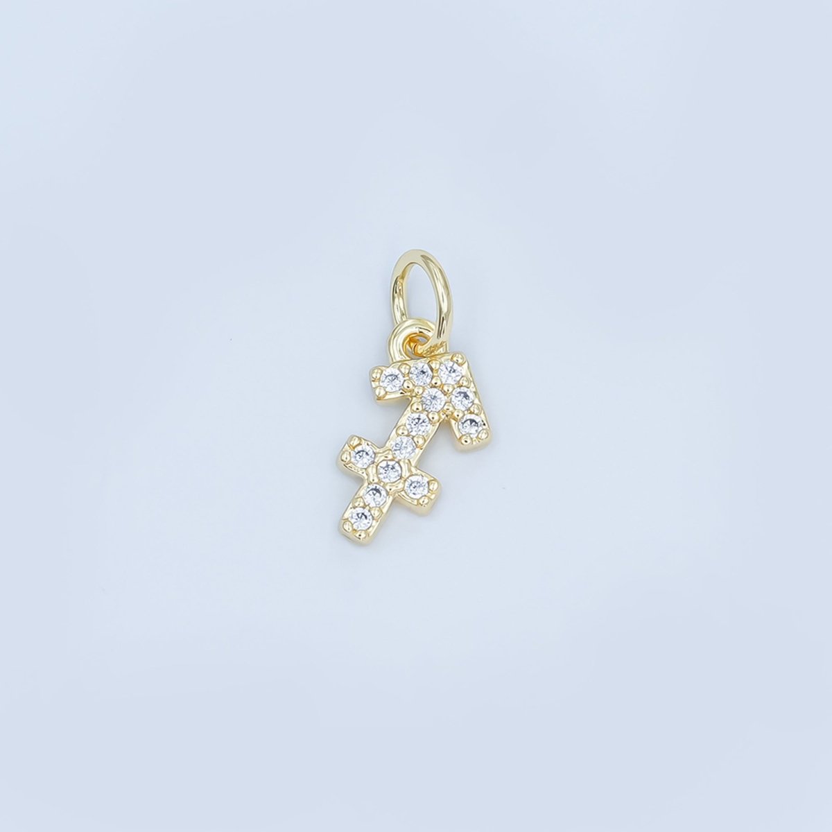 24K Gold Filled Micro Paved CZ Zodiac Sign Charm | A1313 - A1318