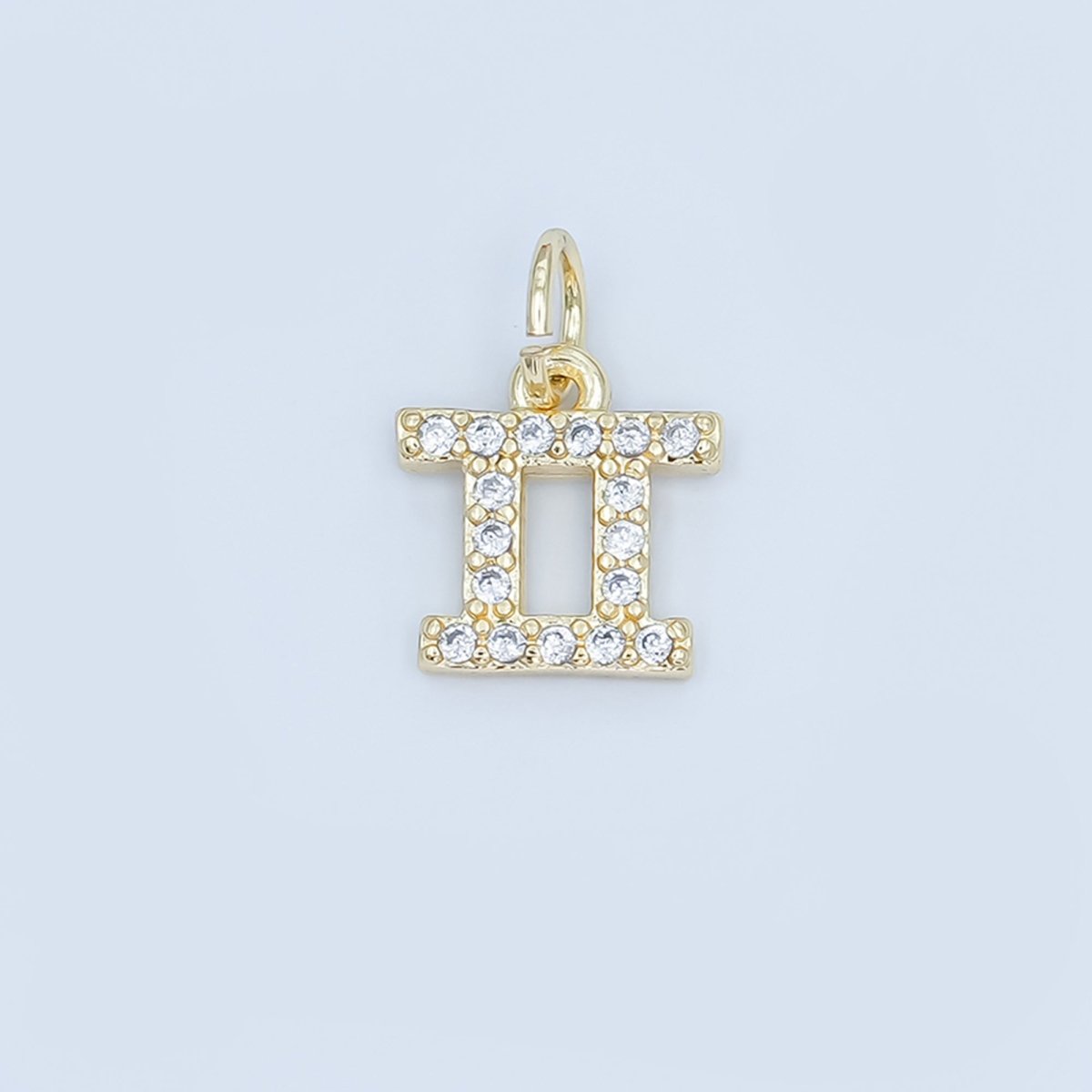 24K Gold Filled Micro Paved CZ Zodiac Sign Charm | A1313 - A1318