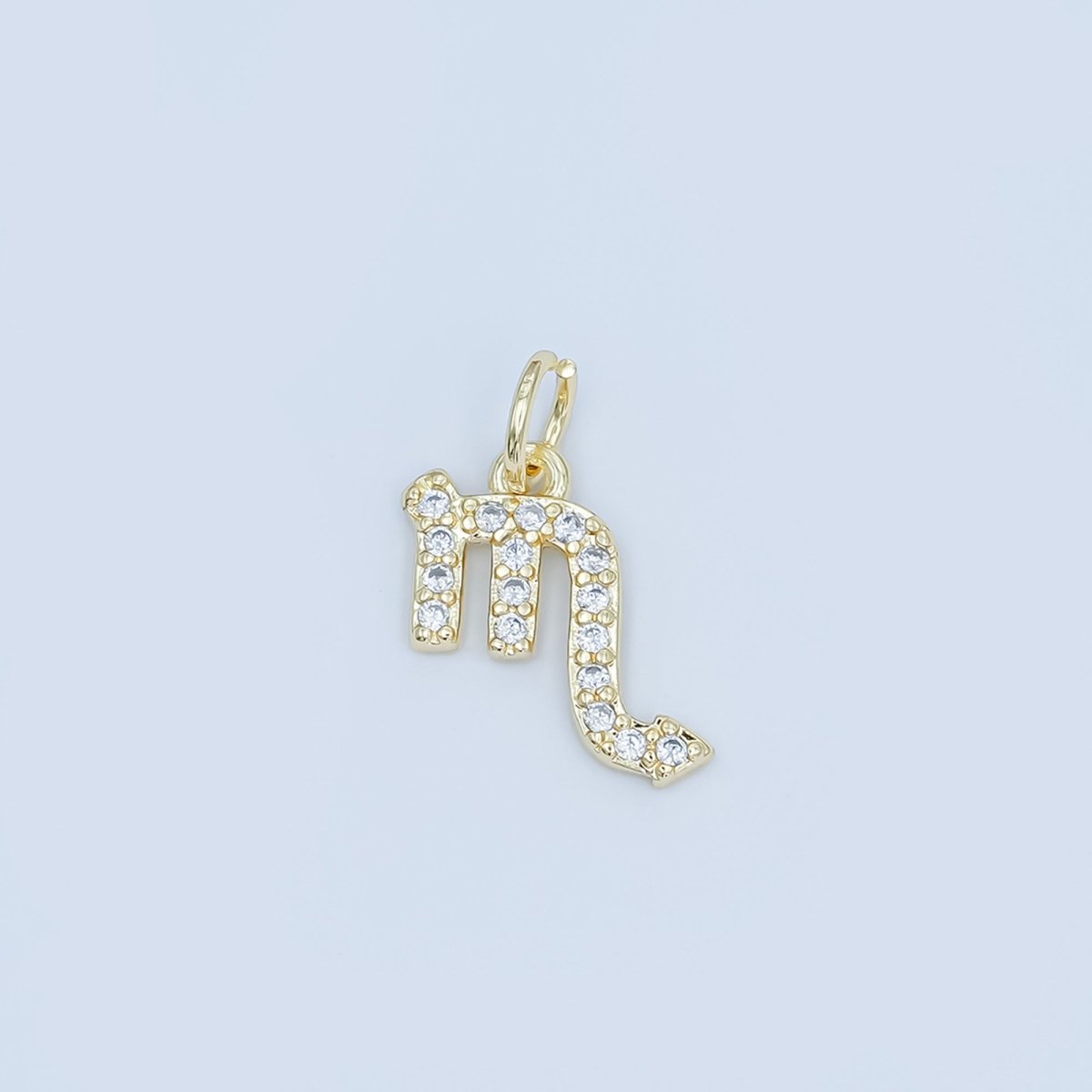 24K Gold Filled Micro Paved CZ Zodiac Sign Charm | A1313 - A1318