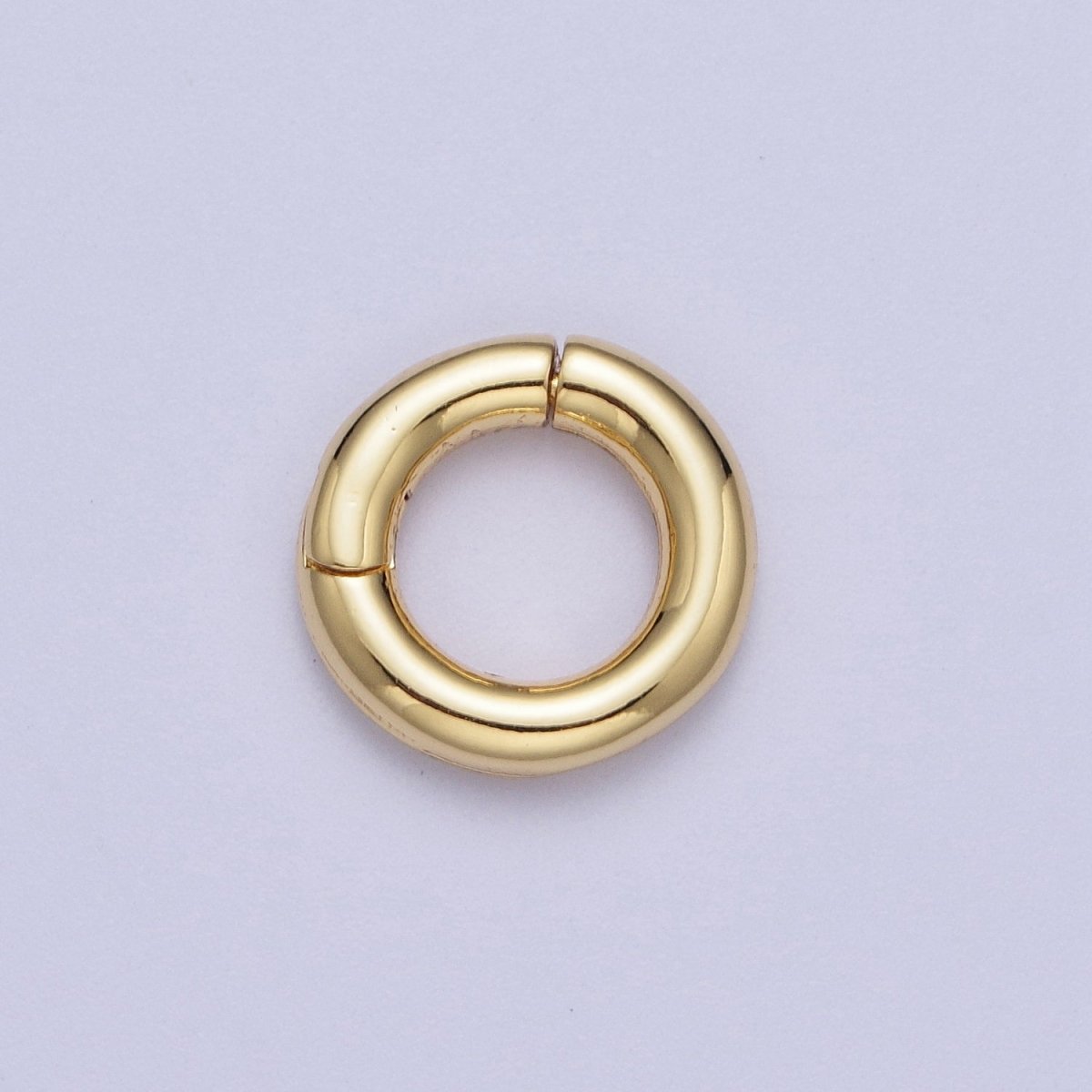 OS 24K Gold Filled Minimalist Spring Gate Ring Findings For Jewelry Making L-933 L-934