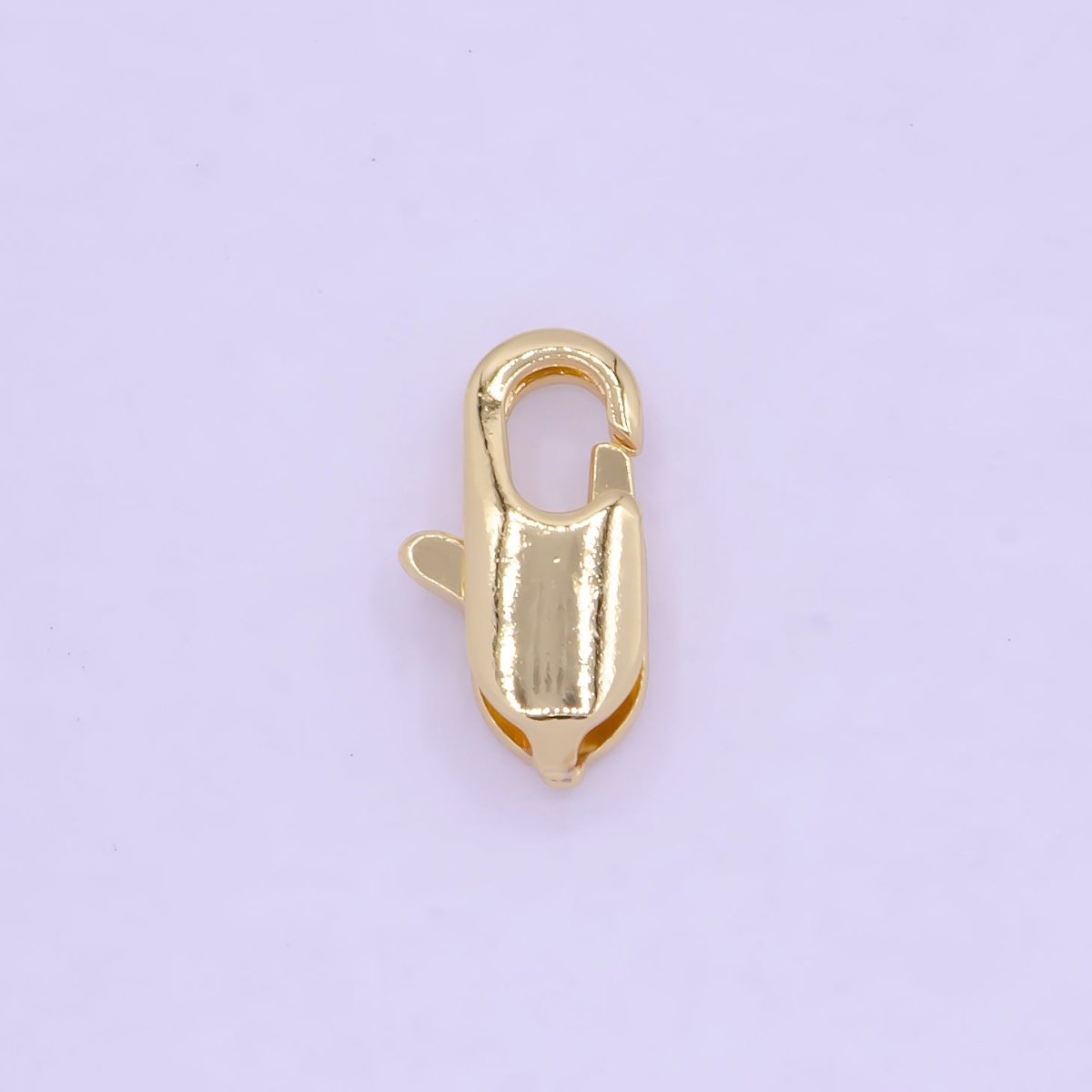 24K Gold Filled Rectangular 10.3mm x 5.3mm Lobster Clasps Closure Supply L-845