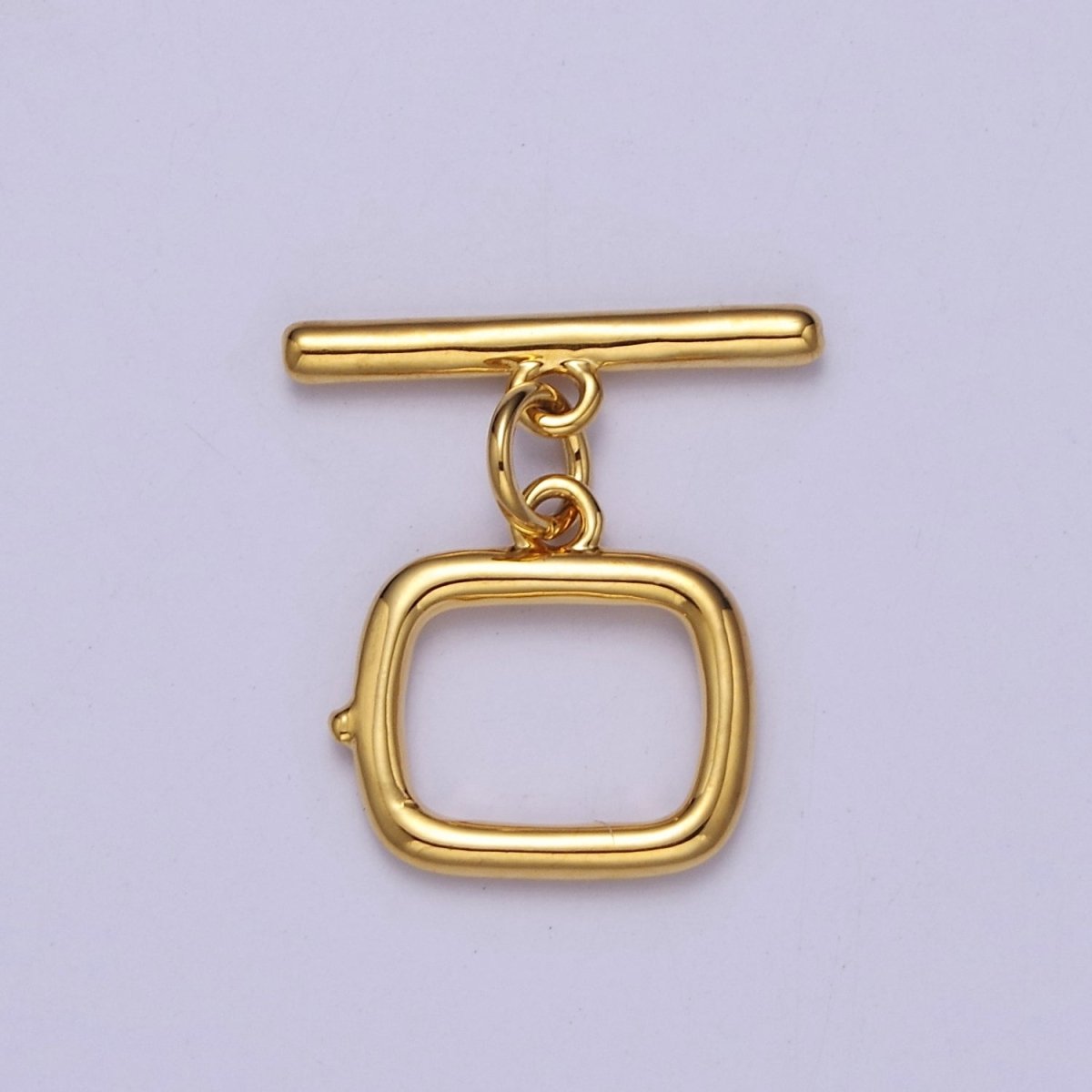 24K Gold Filled Square Toggle Clasp, Jewelry Clasp OT Clasp Findings L-717 L-718 L-722
