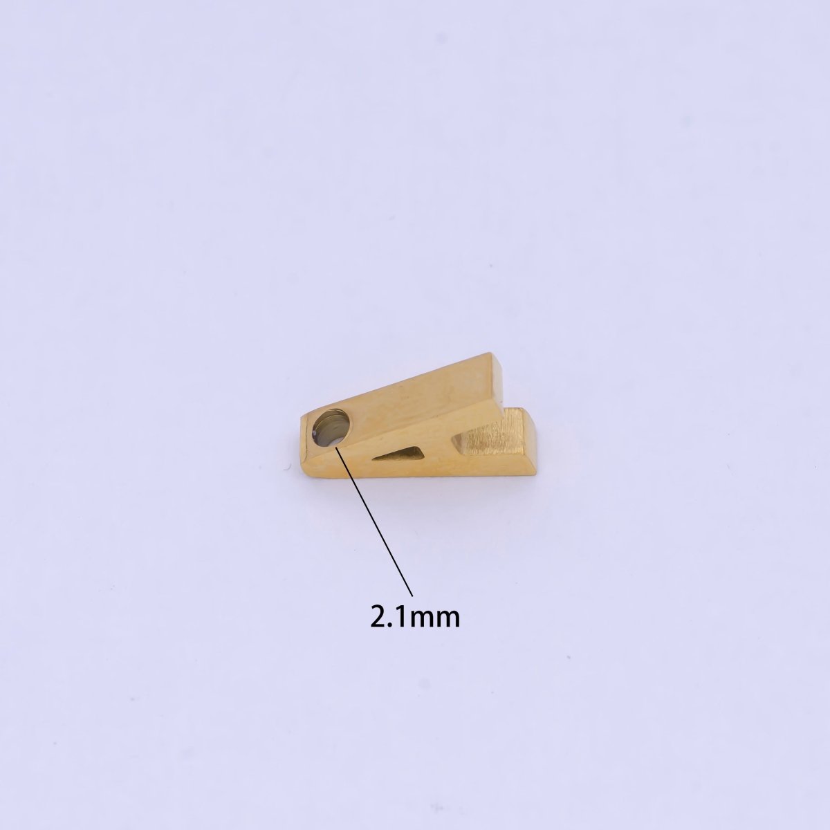 24K Gold Filled Stainless Steel Initial Alphabet For DIY Necklace Making A-A1669-A-A1681