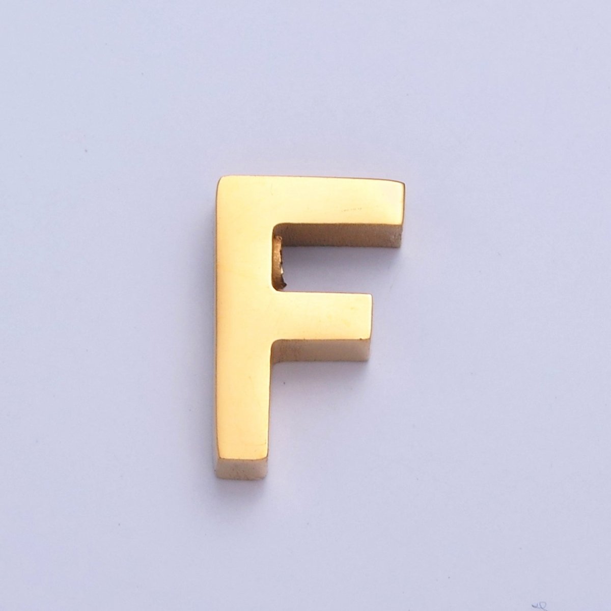 24K Gold Filled Stainless Steel Initial Alphabet For DIY Necklace Making A-A1669-A-A1681