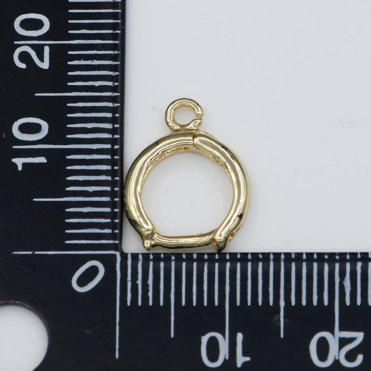 24k Simple Minimalist Gold Filled Thick Earring Huggies For DIY Earring Making L-388