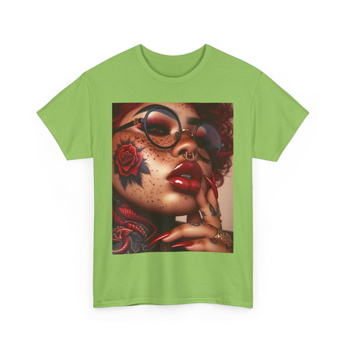 “Code Red” Cotton Graphic Tee