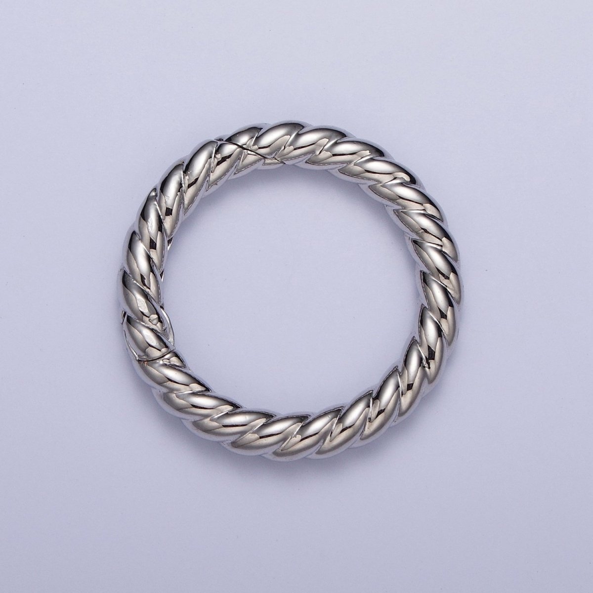 25.8mm Gold / Silver Twisted Braid Spring Gate Supply | K-069 K-073