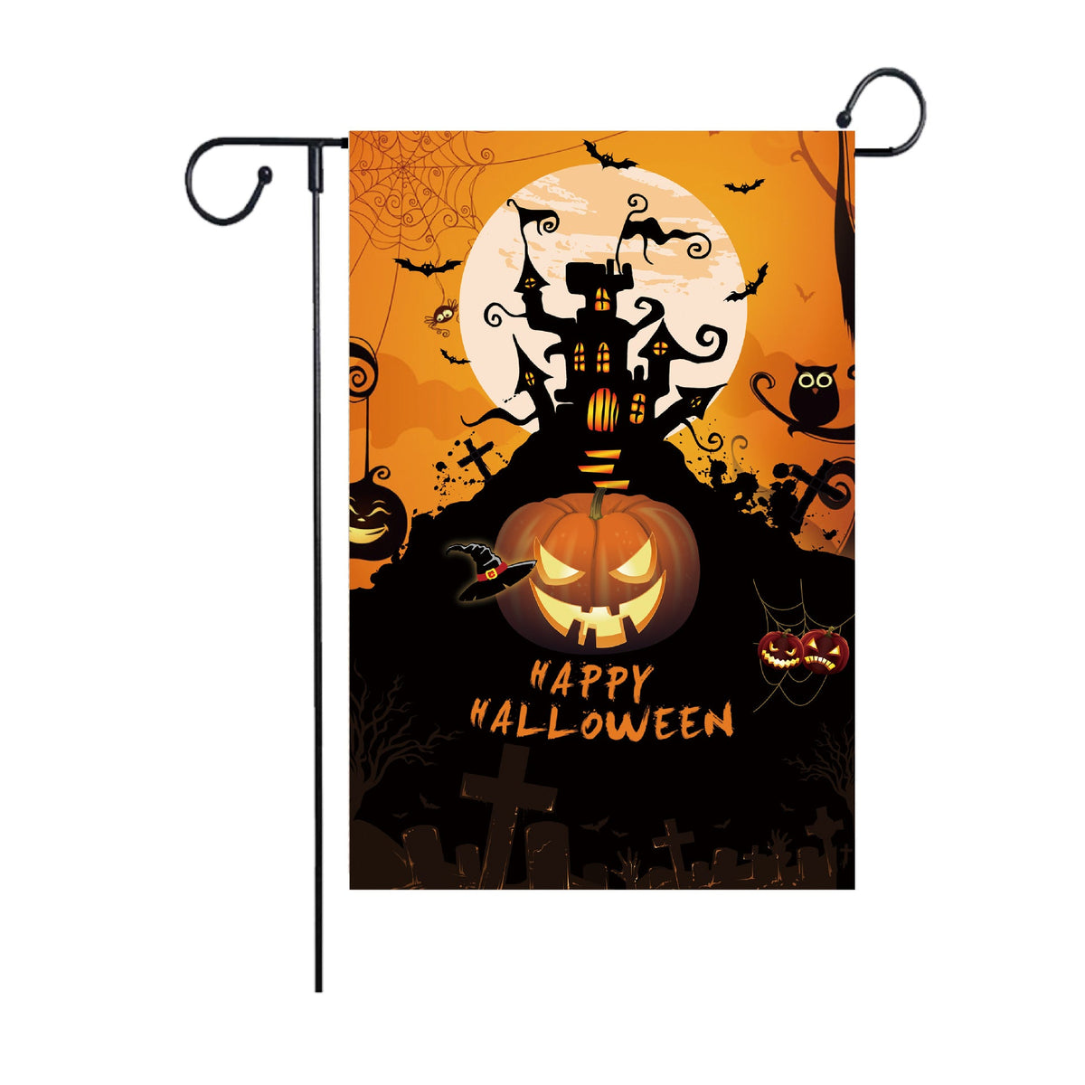 Halloween Flag Holiday Garden Decoration