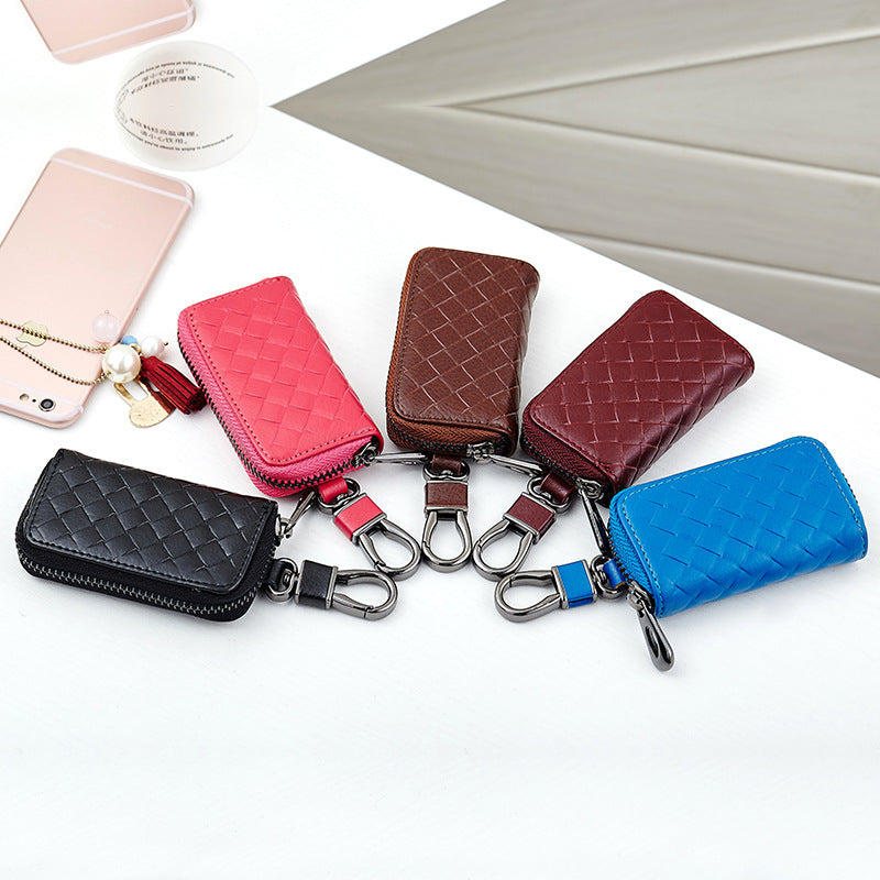 Car key case leather key case men&