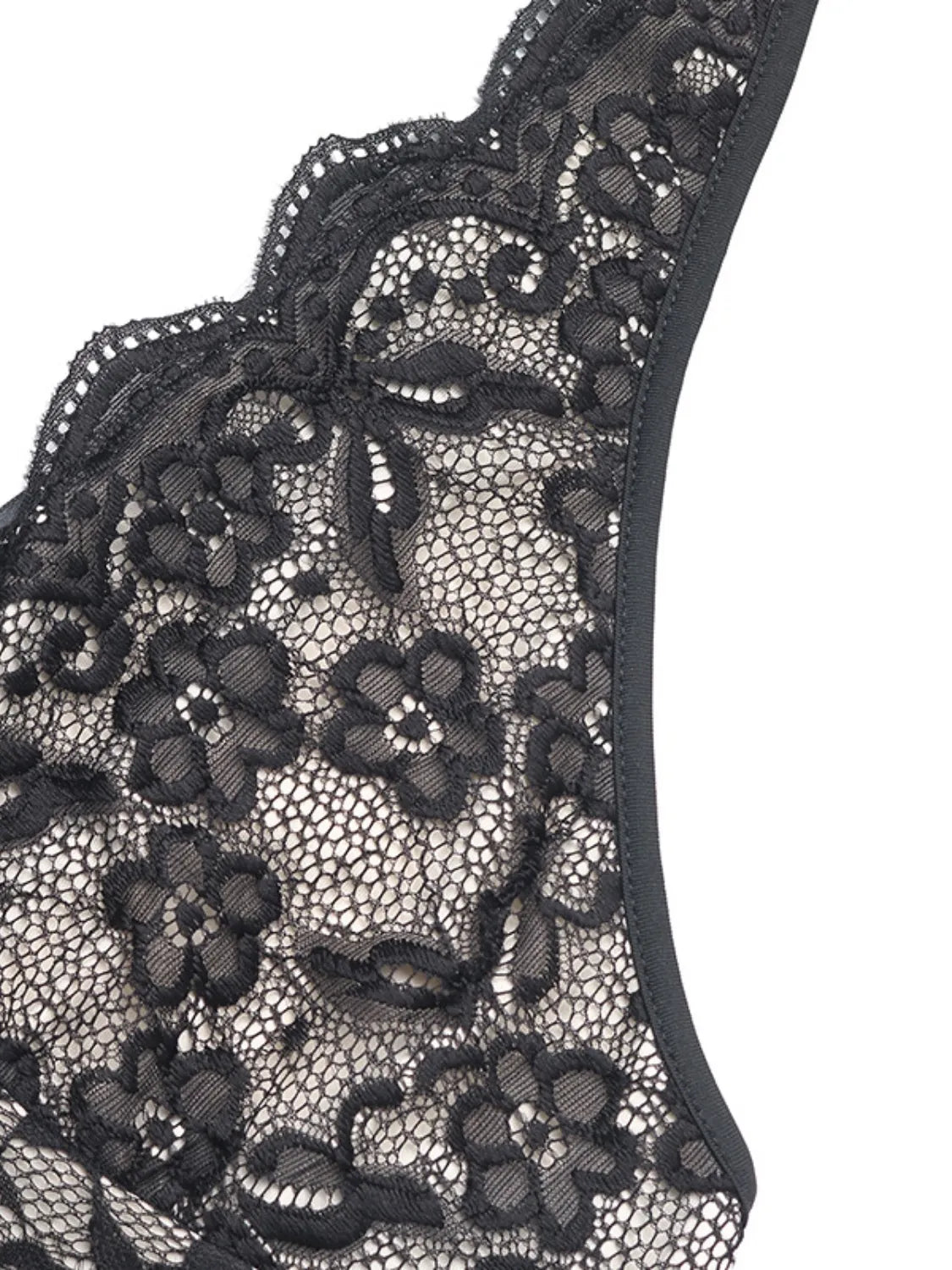 Lace Halter Neck Bodysuit
