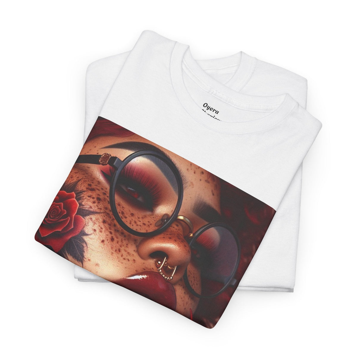 “Code Red” Cotton Graphic Tee