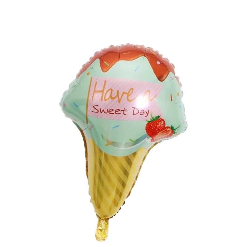 Big Heart Luxury Decorations Ballons and Donuts Lip Stick Ice Cream and Rainbow Style Balloons For Kids Baby and Birthday Decorations Inflatable Helium