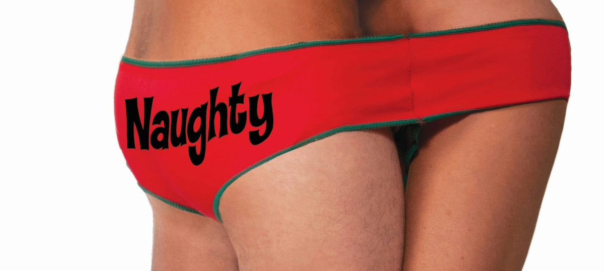 Forum Novelties Christmas Naughty Nice Fundies Undies For Two Novelty Gag