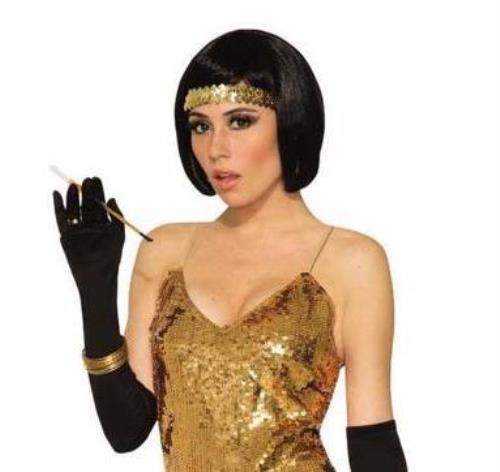 Gold Flapper Disco Dress Costume Standard