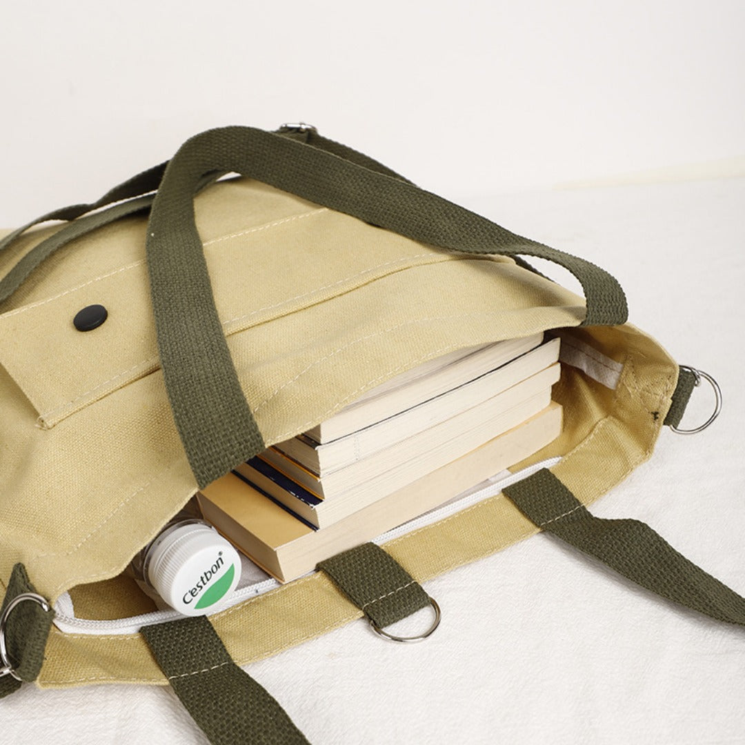 Nylon Crossbody Bag, Lightweight Underarm Bag, Simple Shoulder Canvas Bag,