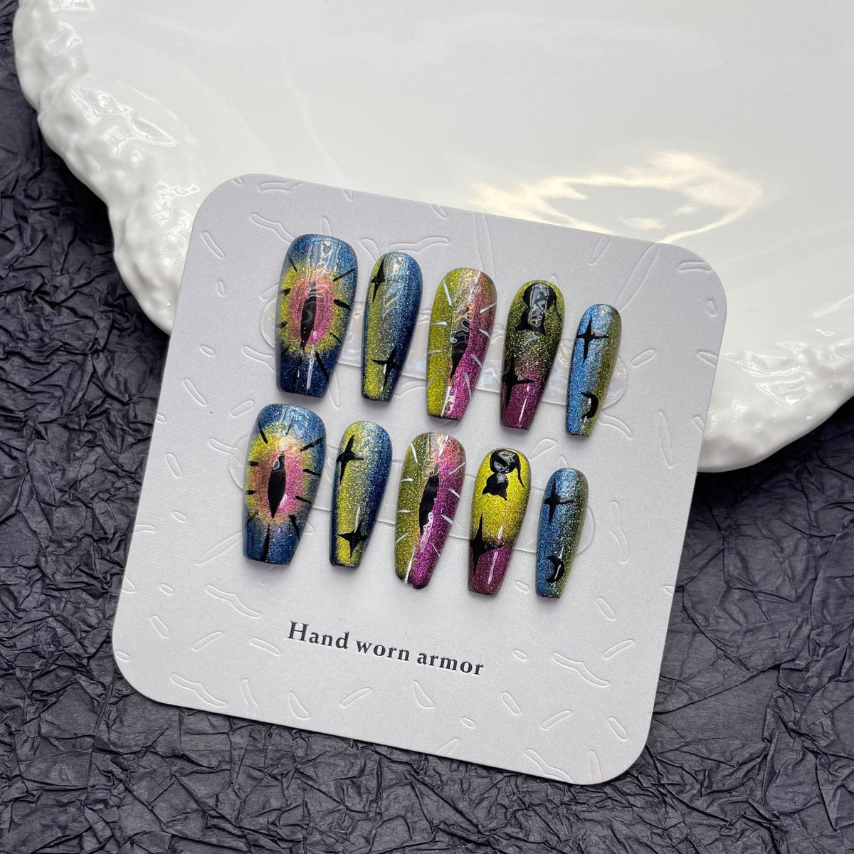 0938- Handmade press on nails fake nails removable