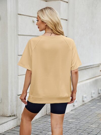 Round Neck Short Sleeve T-Shirt