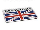 Alloy National Flag Car Decoration Metal Car Sticker