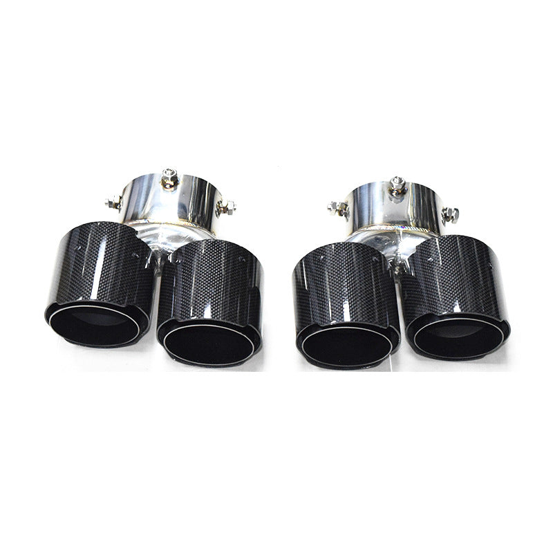 Car Modification Stainless Steel Carbon Fiber Exhaust Pipe