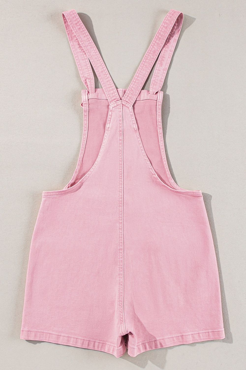 Knot Straps Denim Overalls with Pockets