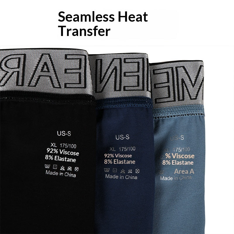 V-Shape Mens Breathable Boxer Briefs For Running And Fitness Extended Length