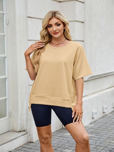 Round Neck Short Sleeve T-Shirt
