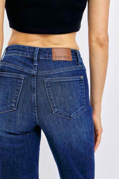 Judy Blue Full Size Tummy Control Straight Jeans Plus Size