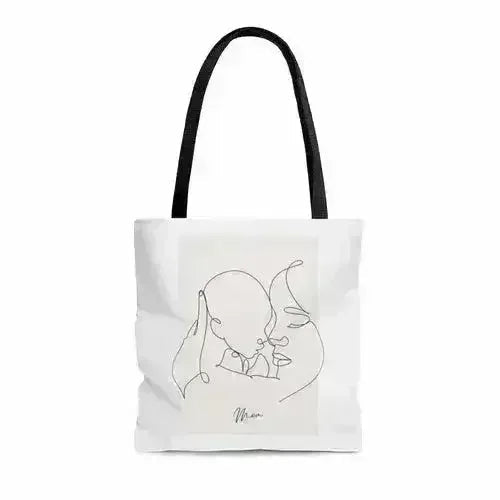 Mom and I Tote Bag - Double-Sided Print Medium Shopper